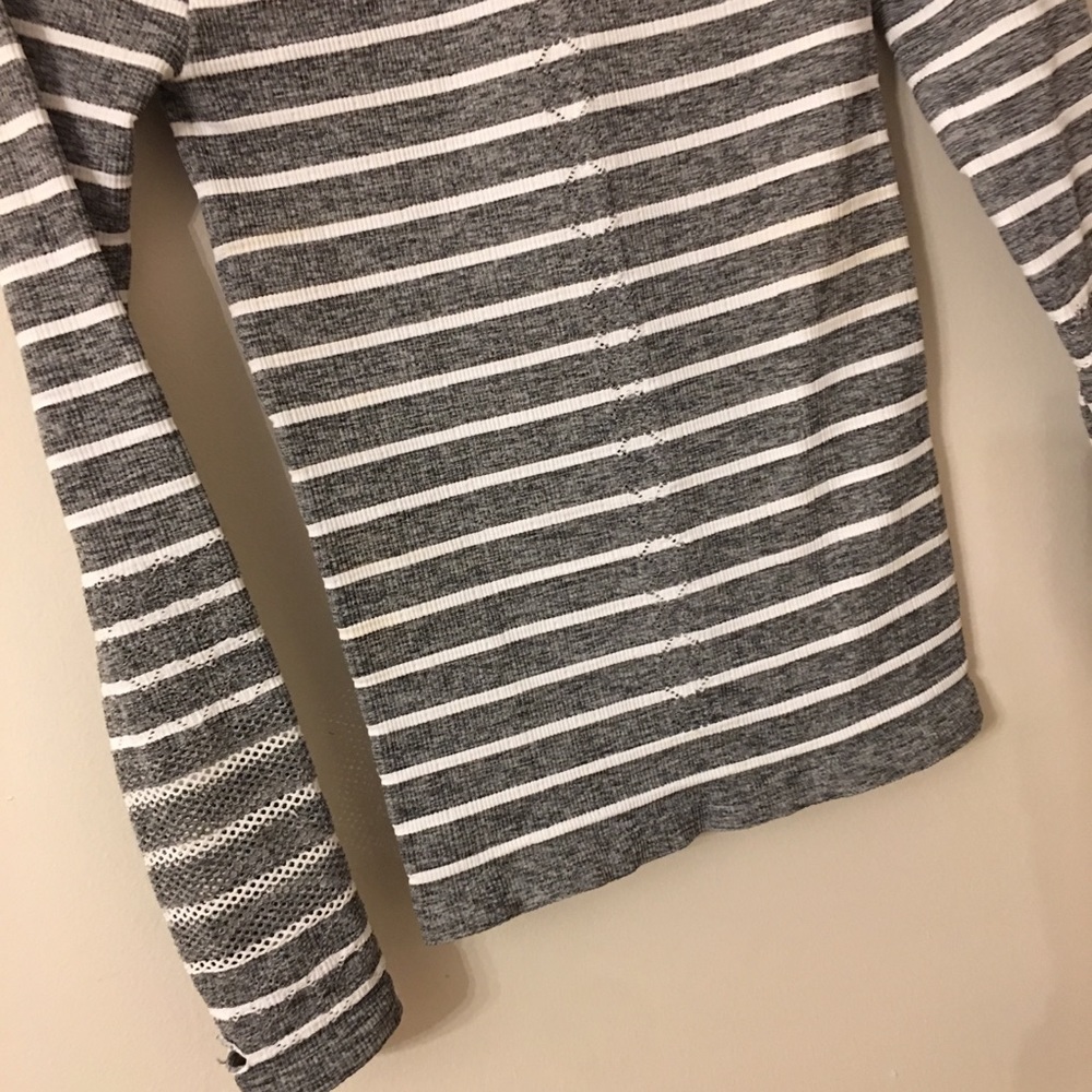 Free People | Movement Striped Slay Gray Top - Picture 7 of 8